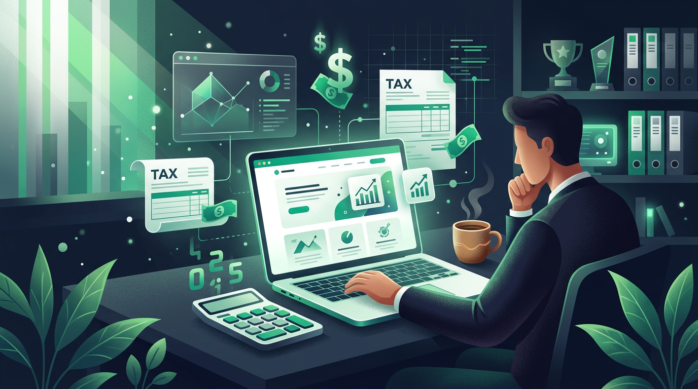 Australian business owner reviewing website development tax deductions for EOFY.